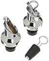 Prodyne WP-2 Wine Pourer and Stopper, Set of 2