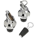 Prodyne WP-2 2-in-1 Wine Pourer/Stopper, Set of 2
