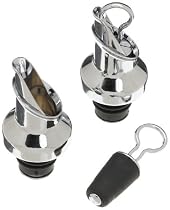 Prodyne WP-2 Wine Pourer and Stopper, Set of 2