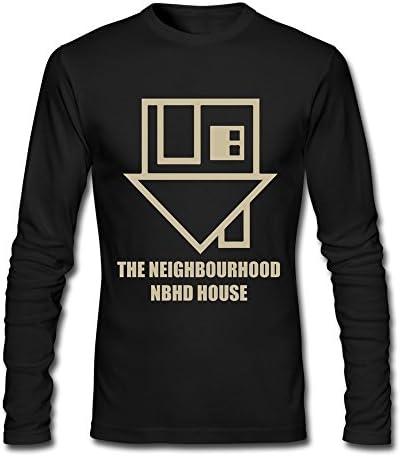 Cheersaing Men's The Neighbourhood NBHD House Shirt M Black