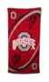 Ohio State Buckeyes Fiber Reactive Pool/Beach/Bath Towel (Team Color)