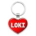 Metal Keychain Key Chain Ring I Love Heart Names Male L Lev - Loki