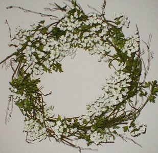 25" Queen Anne Lace Wreath