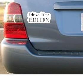 I DRIVE LIKE A CULLEN - Twilight New Moon - Sticker Decal - #S005