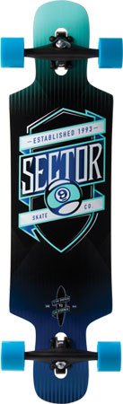 Sector 9 Sprocket II Blue Complete Longboard - 9.8x38.5 On Sale
