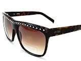 GUESS GU 6300 GU6300 Dark Tortoise TO-34 Swarovski Sunglasses 58-14-140