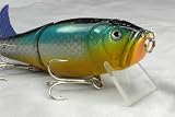 5.25 Orange wooden swimbait fishing lure