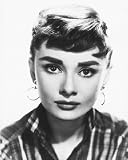 Audrey Hepburn 12x16 B&W Photograph (Heavy Eyebrows)