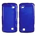 SF PlanetĀ® LG Chocolate Touch VX8575 / VX-8575 Crystal Soft Rubber Silicone Skin Case - Dark Blue