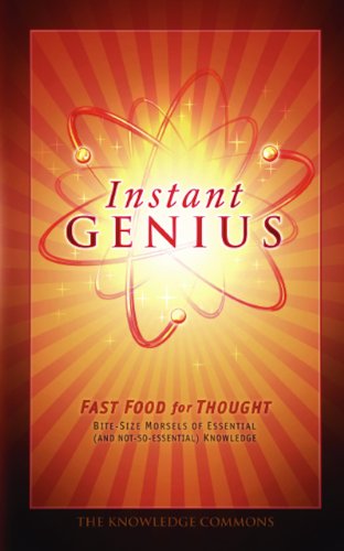 Instant Genius: Fast Food For Thought