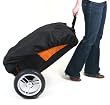 Valco Baby Universal Stroller Roller Travel Bag, Orange/Black Valco Baby Universal Stroller Roller Travel Bag, Orange/Black