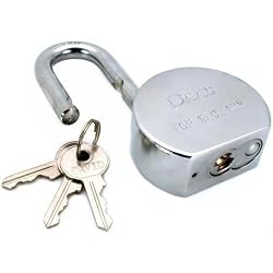 Steel Padlock & 3 Keys Storage Shed Security Lock 4"