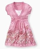 Beautees Girls Embroidered Babydoll Top