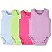 Unisex-Baby Sleeveless Onesies Tank Top Cotton Baby Bodysuit Pack of Cardigan Onesie for Infants
