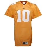 Adidas Tennessee Volunteers #10 Orange Authentic Football Jersey