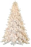 7-1/2-Foot Pre-Lit White Spruce with C6 Pinecone Bulbs