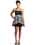 Trixxi Juniors Sequin Zebra Dress, Black, 3