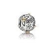 Pandora Damen-Bead  Sterling-Silber 925 Kugel mit Blume KASI 79399DN