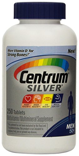 Centrum Silver Men 50+ Multivitamin Multimineral Supplement 250 Tablets