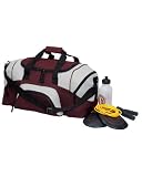 Port Authority Colorblock Small Sport Duffel, Royal/Grey, One Size