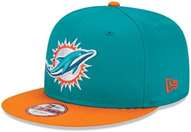 NFL Miami Dolphins Youth Baycik Snap 9Fifty Snapback Cap, Teal