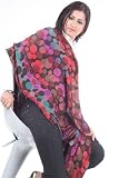 Drop Design Premium Viscose Pashmina Jaquard Shawl Stole 28x78 FREE SHIPPING