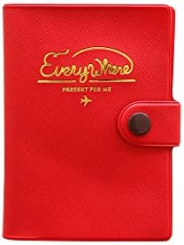 SECOND MANSION Everywhere Passport Case 4 Colors - Red