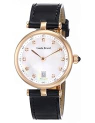 Louis Erard Womens 10800PR24.BRCA2 Romance Analog Display Quartz Black Watch