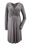 bellybutton Damen Umstandsmode/ Kleid 10273-00, Rhayene, dark taupe 80850