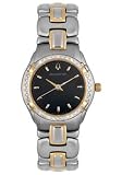 Accutron Women's Barcelona Two Tone Diamond Watch 28R11