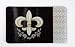 Large Glass Cutting Board, Fleur De Lis