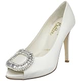 Butter Womens Chiquita Peep-Toe Platform Pump