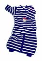 Baby Boum 0-9 Months Soft Micro Polar Fleece Sleeping Bag in Funky Pirate Design (Navy Blue/White)
