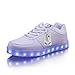 AnnabelZ LED Shoes Light Up Glow Sneakers Unisex Men Women USB charging Flashing Luminous Sports Shoes