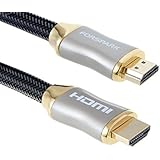 FORSPARK High Speed Ultra HDMI Cable 50Feet（15.3m) with Ethernet- 24AWG CL3 HDMI 1.4 Professional - 3D -4k- Full HD 1080p - Audio Return Channel (ARC) - 24k Gold plated connectors