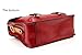 UonBox Women's British Vintage PU Leather Patchwork Satchel Shoulder Hand Bag