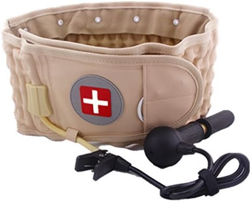 Physio Decompression Back Belt Back Brace Back Pain Lower Lumbar Support Back Massage, one size for 29inches to 49 inches waists by Carelife