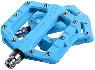 ZERAY Bike MTB BMX Platform Flat PC Pedals CNC Cr-Mo Spindle Axle 9/16