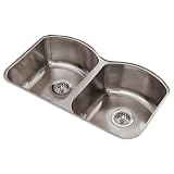Buy American Standard 7502.000.075 Culinaire 33-Inch Undercounter Mount Double Bowl... by American Standard