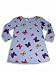 So Fun - Toddler Girls Long Sleeved Knit Dress, Lt. Blue, Multi