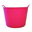 TubTrug SP42PK Large Pink Flex Tub, 38 Liter
