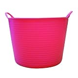 TubTrug SP42PK Large Pink Flex Tub, 38 Liter