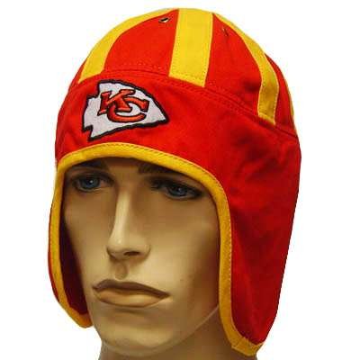 NFL KANSAS CITY CHIEFS RED YELLOW HELMET HEAD HAT CAP