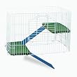 Ware Manufacturing Plastic Clean Living Add-A-Level Small Pet Cage, Medium, White/Green