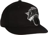 NBA New York Knicks Black Flat Brim Flex Hat - Tx85Z