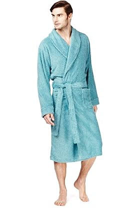 Cotton Rich Towelling Dressing Gown