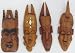 7 Miniature Mahogany Mask From Senegal