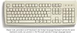 Swiss/German keyboard, beige, USB
