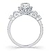 Enchanted Disney Cinderella's Carriage Diamond Engagement Ring 1ctw - Size 7