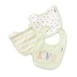 Gerber Brand 3 Pack Neutral Interlock Dribbler Bib by Gerber